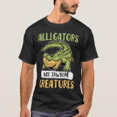 Alligator Alligators Are Jawsome Creatures T-shirt (Voorkant)