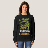 Alligator Alligators Zijn Jawsome Wezens Trui (Voorkant volledig)