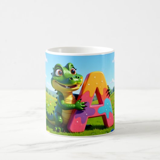 Alligator Andy Mug – A – Alphabet  Koffiemok (Center)