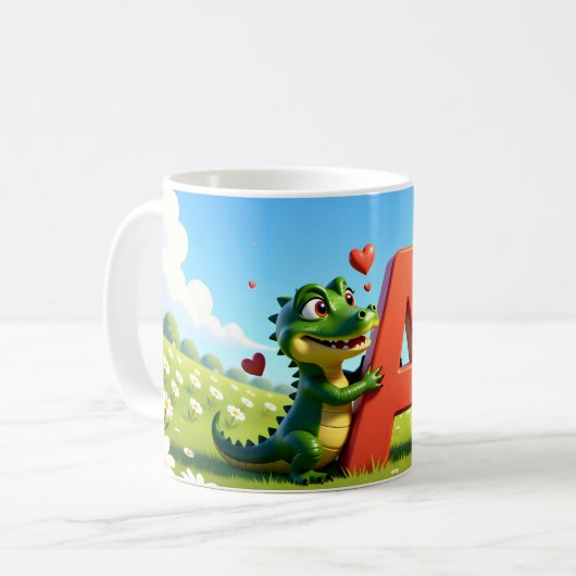 Alligator Andy Mug – A with love Koffiemok (Voorkant links)