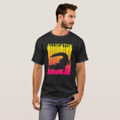 Alligator Animal Retro Costuum T-shirt (Voorkant volledig)