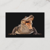 Alligator Animal Trapper Theme Visitekaartje (Achterkant)
