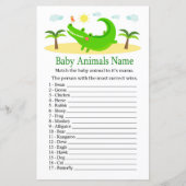 Alligator Baby Dieren Naam Game (Voorkant)