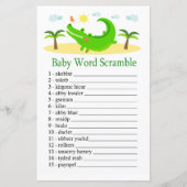 Alligator Baby word scramble game (Voorkant)