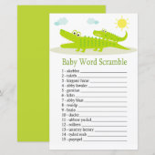 Alligator Baby word scramble game (Voorkant / Achterkant)