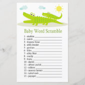 Alligator Baby word scramble game (Voorkant)