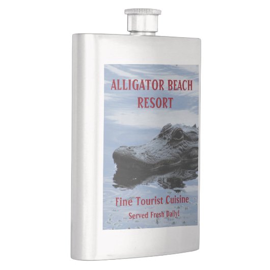 Alligator Beach Resort Flask Heupfles (Rechts)