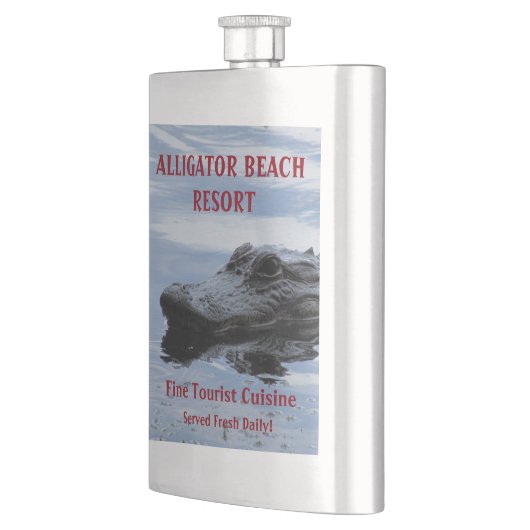 Alligator Beach Resort Flask Heupfles (Links)