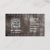 Alligator Bedrijfs QR Code Sociale Media Pictogram Visitekaartje (Voorkant)