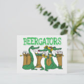 Alligator Beer Bar Briefkaart (Staand voorkant)