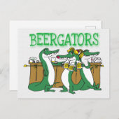 Alligator Beer Bar Briefkaart (Voorkant / Achterkant)
