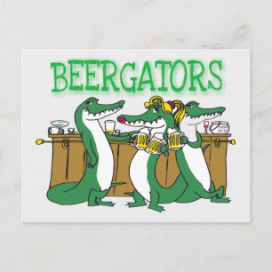 Alligator Beer Bar Briefkaart