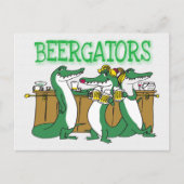 Alligator Beer Bar Briefkaart (Voorkant)