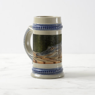 Alligator bij het Park van de Staat van het Wild Bierpul