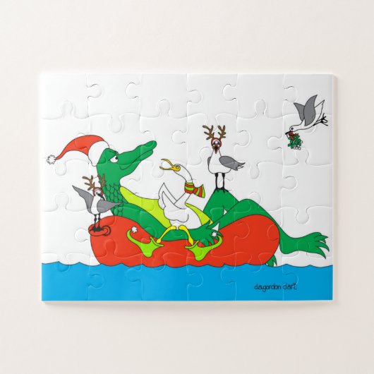 Alligator Binnenband GROOT Stuk Puzzel (Horizontaal)
