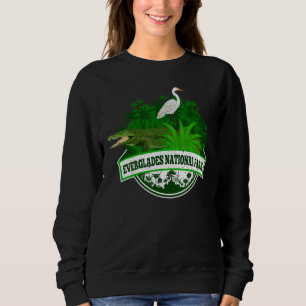 Alligator Bird and Florida Alligator of Everglades Trui
