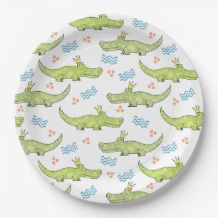 Alligator Birthday Paper Bord 9"