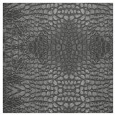 Alligator Black Faux Leather Stof (Swatch)