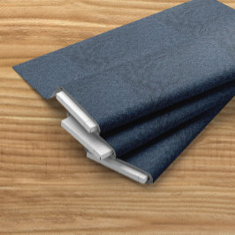 Alligator Blue Faux Leather Stof