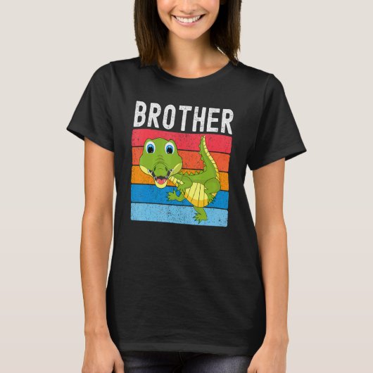 Alligator Brother Gator Crocodile Family T-shirt (Voorkant)