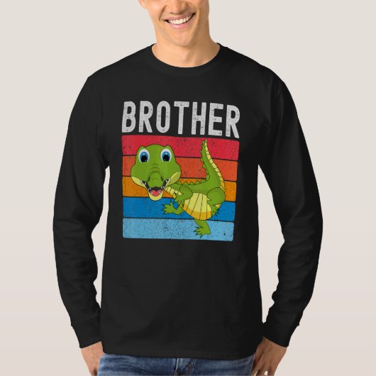 Alligator Brother Gator Crocodile Family T-shirt (Voorkant)