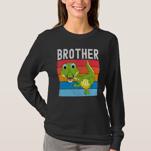 Alligator Brother Gator Crocodile Family T-shirt (Voorkant)