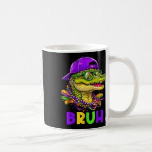 Alligator Bruh Mardi Gras Carnaval Kostuum Tiener  Koffiemok