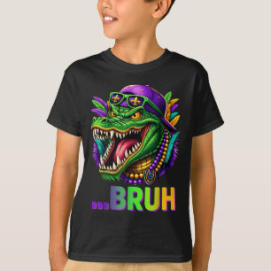 Alligator Bruh Mardi Gras Kostuum Mannen Vrouwen K T-shirt