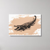  Alligator Canvas Afdruk (Voorkant)
