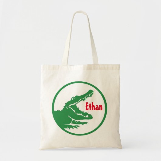 Alligator-canvas tas (Voorkant)
