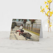 Alligator Cart Kaart (Gele Bloem)