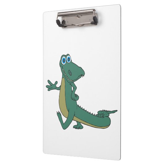 Alligator-cartoon Klembord (Links)
