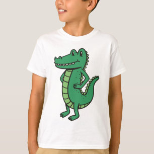Alligator Character Cartoon T-shirt