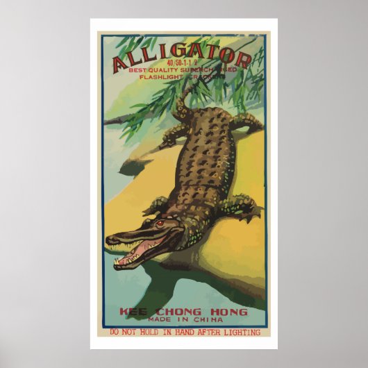 Alligator ( Chinese Firecracker) Poster (Voorkant)