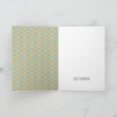 Alligator Chomp, Chevron Verjaardag Wenskaart (Binnen)