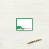Alligator Chomp eraan! Post-it® Notes (Op bureau)
