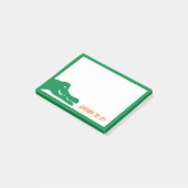 Alligator Chomp eraan! Post-it® Notes (Schuin)