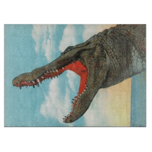 Alligator Chomp Snijplank 38cm x 28cm (Voorkant)