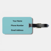 Alligator Chop 2-zijdig Bagagelabel (Achterkant horizontaal)