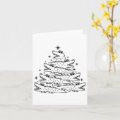 Alligator Christmas Tree Swea Kaart (Gele Bloem)