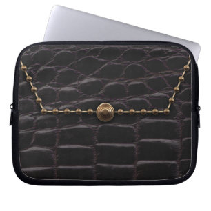 Alligator Clutch Bag Laptop Sleeve