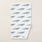 Alligator Coastal Beach Badhanddoek Set Bad Handdoek (Handdoek)