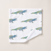 Alligator Coastal Beach Badhanddoek Set Bad Handdoek (Wasdoekje)