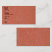 Alligator Coral Visitekaartje (Voorkant / Achterkant)