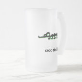 Alligator croc daddy matglas bierpul (Voorkant rechts)