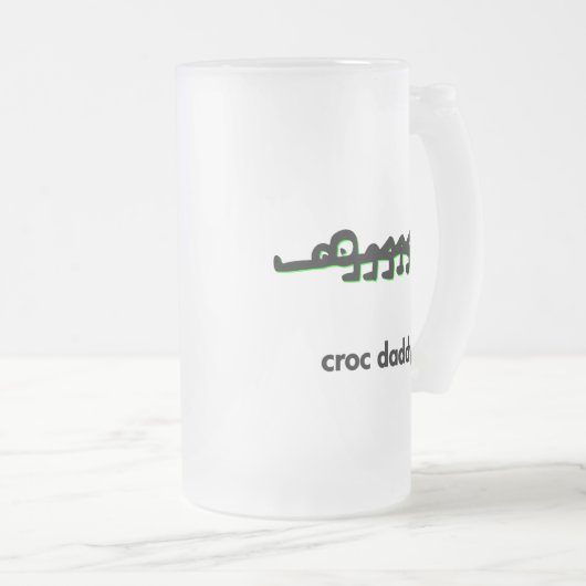 Alligator croc daddy matglas bierpul (Voorkant rechts)