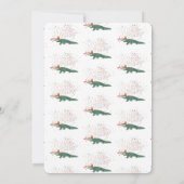 Alligator Crocodile - Animals Birthday Party Kaart (Achterkant)