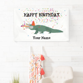 Alligator Crocodile - Animals Birthday Party Spandoek