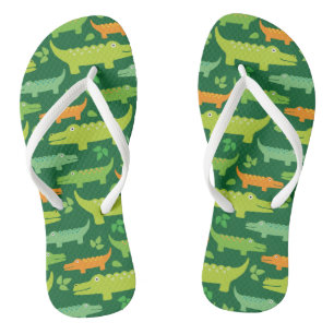 Alligator Crocodile Animals Teenslippers