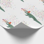 Alligator Crocodile - Dieren met partij Cadeaupapier (Hoek)